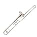 Cecilio 2Series TB-280N Nickel Plated B Flat Trombone w/ Case and Accessories
