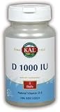 KAL - Vitamin D-1000, 1000 IU, 100 softgels Softgels softgels