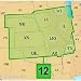 Garmin TUS012R Midwest Il IA MO Ks NE on Microsd Card Cartography Garmin Charts 010C0...