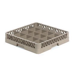 20 Compartment Glass Rack with Tilt Bar (16-0278) by Traex