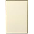 25 Ecruwhite Card with Gold Border