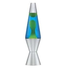 Lava Brand 14" blue / green lava lamp