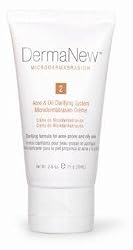 DermaNew Microdermabrasion Acne & Oil Microdermabrasion Clarifying Creme (2.6 oz.) Refines and decongests skin, reduces pore size.