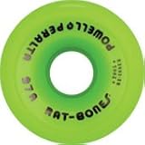 Powell-Peralta "Rat Bones" 60mm 90A Green Skateboard Wheels (Set of 4)