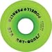 Powell-Peralta Rat Bones 60mm 90A Green Skateboard Wheels (Set of 4)