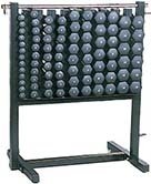 Aerobic Pac w/ 43 Pairs of Neoprene Dumbbells