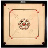 Surco Ellora Carrom Board with Coins and Striker, 8mm Full Size