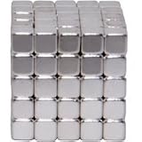 Magnicube Magnet Cubes Silver Edition 125 Piece Magnetic Puzzle (Tin Gift Set) ~ Magnicube
