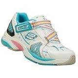 Skechers Girls Venture-Escapade White/Multi size 1.5