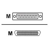 APC - Printer cable - DB-25 (M) - 36 PIN Centronics (M) - 3 m ( IEEE-1284 )