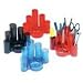 Desk top Tube Tidy Transparent Blue with 7 compartments 181781