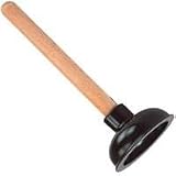 Worldwide Sourcing 4In Black Drain Plunger 8317-B