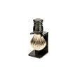 Edwin Jagger #5EJ256 Black Handle Extra Large Super Badger Brush w/Stand