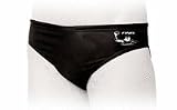 Black Men's Water Polo Brief Swimsuit (Size 22)