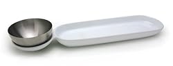 Miam.Miam Comet Porcelain Bread Tray with Bowl