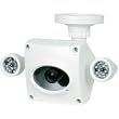 Clover Electronics HDC255 Super High-Resolution Indoor/Outdoor Night Vision Cyclops Security Camera - Small (Cream)