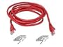 Belkin  Fast  CAT5E Red UTP Patch Cord Snagless - 10ft