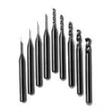 Buy 10 Pcs Micro Drill Set: 0.5mm - 1.0mm Pcb, Cnc, Dremel, Press Rotary Bits New! 1 8... by HP