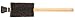 Beaker Brush, Black, 6In., Horse Hair