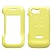 Fits Nokia 5300 XpressMusic Cell Phone Snap on Protector Faceplate Cover Housing Case - Solid Yellow