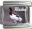 Clearly Charming Alaska State Bird Willow Ptarmigan Italian Charm Bracelet Link