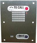 Talk A Phone Information/Access Phone: Indoor/Outdoor, 2 Button TO CALL & INFO Phone