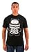 MF08TS299-BLACK-MIMIC FAT CAP S/S T-SHIRT--S
