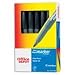 Office Depot(R) Pen-Style Permanent Markers, Black, Pack Of 12