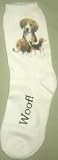 Beagles Puppies Dogs Woof Ladies Socks 9-11