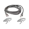 Belkin A3L791-S 25-Foot RJ45 CAT 5e Snagless Molded Patch Cable (Gray)