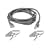 Belkin A3L791-S 25-Foot RJ45 CAT 5e Snagless Molded Patch Cable (Gray)