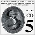 Chevalier De Saint-Georges Series CD5