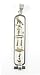 Egyptian MOTHER Cartouche - Open Style in Silver, Gold or Silver with Gold Symbols