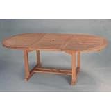 Anderson Teak TBX-071VT 71 Inch Oval Extension Table Extra Thick Wood by Anderson Teak