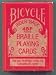 BRAILLE PLAYING CARDS BY BICYCLE - RED
