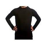Kid's SPF 50+ Black Long Sleeve Rash Guard