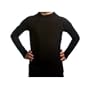 Beach Depot Kid's SPF 50+ Black Long Sleeve Rash Guard - XL