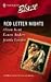 Books : Red Letter Nights (Harlequin Blaze)
