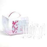 Review Whittard Of Chelsea  / 4 Clear Plastic Hiballs - 50% OFF
