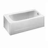 American Standard 2461.002 Cambridge 5' Bathtub, Right hand outlet, Linen