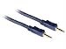 Impact Acoustics Velocity - Audio cable - 27 AWG - mini-phone stereo 3.5 mm (M) - mini-phone stereo 3.5 mm (M) - 1.5 ft - shielded - blue