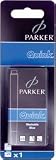 Parker Wash Blue Ink Cartridges - Pack of 5