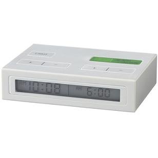 Travel Alarm Clock White with Battery