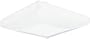 Lithonia Lighting FM 54 ACLS LP M4 Two-Light Fluorescent Flush-Mount Ceiling Fixture, White Acrylic Globe