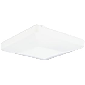 Lithonia Lighting FM 54 ACLS LP M4 Two-Light Fluorescent Flush-Mount Ceiling Fixture,... by Lithonia Lighting