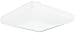 Lithonia Lighting FM 54 ACLS LP M4 Two-Light Fluorescent Flush-Mount Ceiling Fixture, White Acrylic Globe