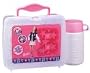 All Star Barbie Lunch Kit - Clear with Pink Handle