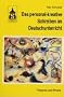 Das personal-kreative Schreiben im Deutschunterricht: Theorie und Praxis