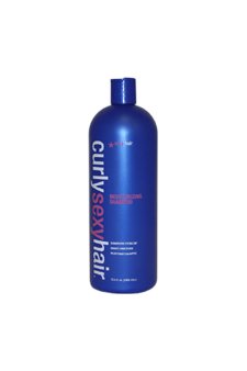 Curly Sexy Hair Moisturizing Shampoo by Sexy Hair for Unisex-33.8 oz Shampoo