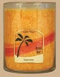 Aloha Bay Scented Palm Wax Deco Candle Jars Sunrise